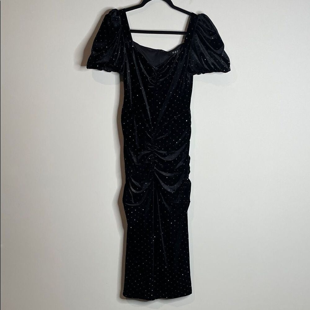 Tuckernuck O.P.T. Women’s Black Felina Midi Dress Size Small